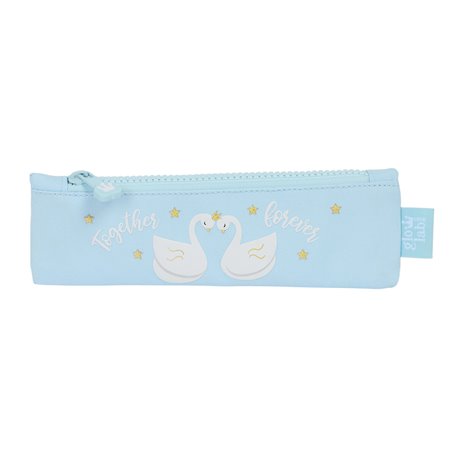 Trousse d'écolier Glow Lab Cisnes Bleu 20 x 6 x 1 cm