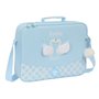 Cartable d'école Glow Lab Cisnes Bleu clair 38 x 28 x 6 cm