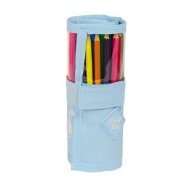 Pochette crayons Glow Lab Cisnes Enveloppante Bleu 7 x 20 x 7 cm (27 Pièces)