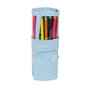 Pochette crayons Glow Lab Cisnes Enveloppante Bleu 7 x 20 x 7 cm (27 Pièces)