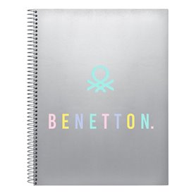 Carnet Benetton Silver Argenté A4 120 Volets