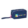 Trousse d'écolier Benetton Cool Blue marine 22 x 10 x 10 cm