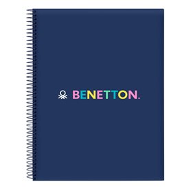 Carnet Benetton Cool Blue marine A4 120 Volets