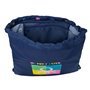 Sac à dos serré par des ficelles Benetton Cool Blue marine 35 x 40 x 1 cm