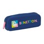 Trousse d'écolier Benetton Cool Blue marine 18.5 x 7.5 x 5.5 cm