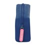 Trousse d'écolier Benetton Cool Blue marine 18.5 x 7.5 x 5.5 cm