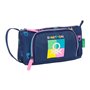 Trousse Scolaire avec Accessoires Benetton Cool Blue marine 20 x 11 x 8.5 cm (32 Pièces)