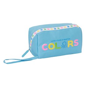 Trousse d'écolier Benetton Spring Bleu ciel 22 x 10 x 10 cm