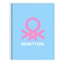 Carnet Benetton Spring Bleu ciel A4 120 Volets