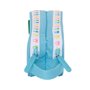 Trousse Fourre-Tout Double Benetton Spring Bleu ciel 21 x 8 x 6 cm