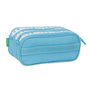 Trousse Fourre-Tout Triple Benetton Spring Bleu ciel 21,5 x 10 x 8 cm