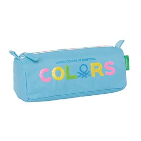Trousse d'écolier Benetton Spring Bleu ciel 21 x 8 x 7 cm