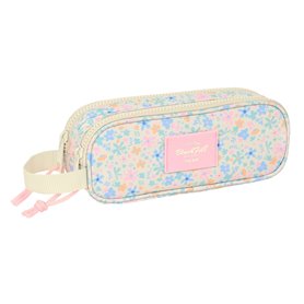 Trousse Fourre-Tout Double BlackFit8 Blossom Multicouleur 21 x 8 x 6 cm