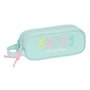 Trousse Fourre-Tout Double BlackFit8 Enjoy Vert 21 x 8 x 6 cm