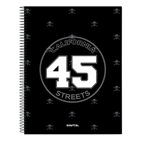 Carnet Safta California Noir A4 120 Volets