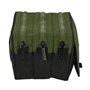 Trousse Fourre-Tout Triple Safta Dark forest Noir Vert 21,5 x 10 x 8 cm