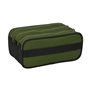 Trousse Fourre-Tout Triple Safta Dark forest Noir Vert 21,5 x 10 x 8 cm