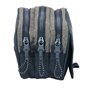 Trousse Fourre-Tout Triple Kappa Dark navy Gris Blue marine 21,5 x 10 x 8 cm