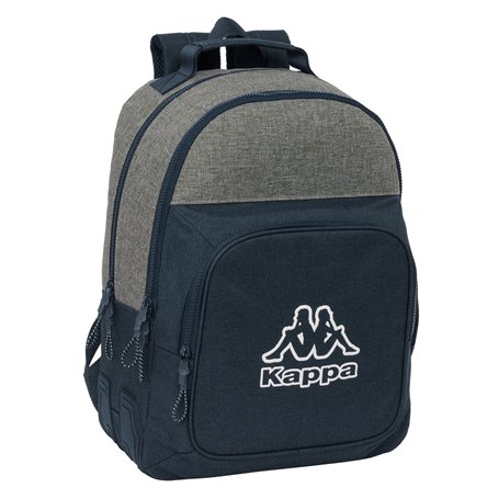 Cartable Kappa Dark navy Gris Blue marine 32 x 42 x 15 cm