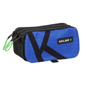 Trousse Fourre-Tout Triple Kelme Royal Bleu Noir 21