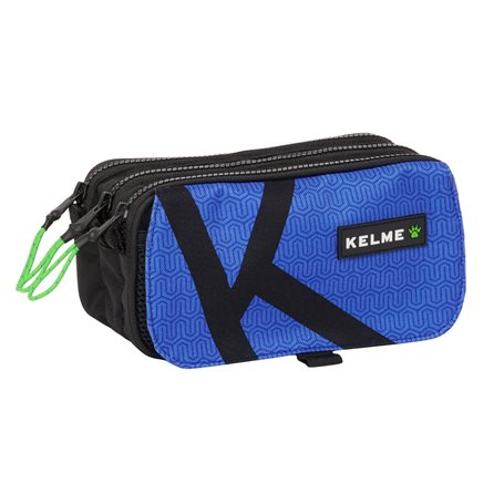 Trousse Fourre-Tout Triple Kelme Royal Bleu Noir 21