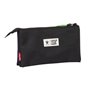 Trousse Fourre-Tout Triple Kelme Royal Bleu Noir 22 x 12 x 3 cm