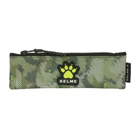Trousse d'écolier Kelme Travel Noir Vert 20 x 6 x 1 cm