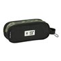 Trousse Fourre-Tout Double Kelme Travel Noir Vert 21 x 8 x 6 cm