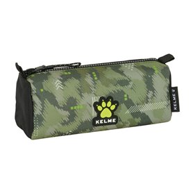 Trousse d'écolier Kelme Travel Noir Vert 21 x 8 x 7 cm