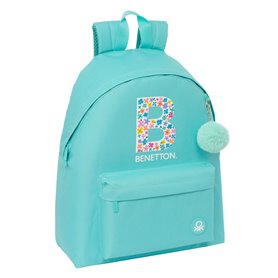 Cartable Benetton Letter Vert 33 x 42 x 15 cm