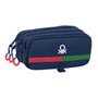 Trousse Fourre-Tout Triple Benetton Italy Blue marine 21