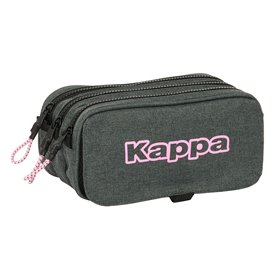 Trousse Fourre-Tout Triple Kappa Silver pink Gris 21