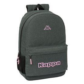 Cartable Kappa Silver pink Gris 30 x 14 x 46 cm