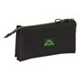 Trousse Fourre-Tout Triple Kappa Black Noir 22 x 12 x 3 cm