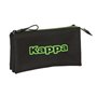 Trousse Fourre-Tout Triple Kappa Black Noir 22 x 12 x 3 cm