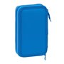 Plumier double R. C. Deportivo de La Coruña Bleu 12.5 x 19.5 x 4 cm (28 Pièces)