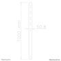 Neomounts tube de rallonge ecran plat