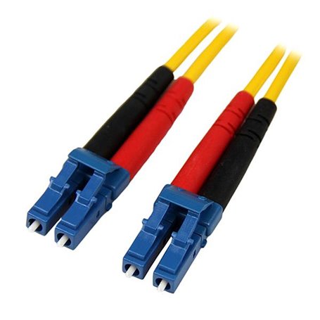 StarTech.com Câble Réseau Fibre Optique LC vers LC Mâle / Mâle - Duplex Monomode 9/125 LSZH - Jaune 4 m