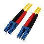 StarTech.com Câble Réseau Fibre Optique LC vers LC Mâle / Mâle - Duplex Monomode 9/125 LSZH - Jaune 4 m