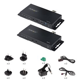 StarTech.com Kit Extender HDMI Fibre Optique - 4K60Hz jusqu'à 1km (Monomode) ou 300m (Multimode) Fibre optique LC