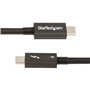 StarTech.com Câble Thunderbolt 4 de 1m - 40Gbps - 100W Power Delivery - Vidéo 4K/8K - Cordon Thunderbolt Certifié par In