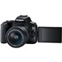 Canon EOS 250D + EF-S 18-55mm f/3.5-5.6 III Kit d'appareil-photo SLR 24,1 MP CMOS 6000 x 4000 pixels Noir