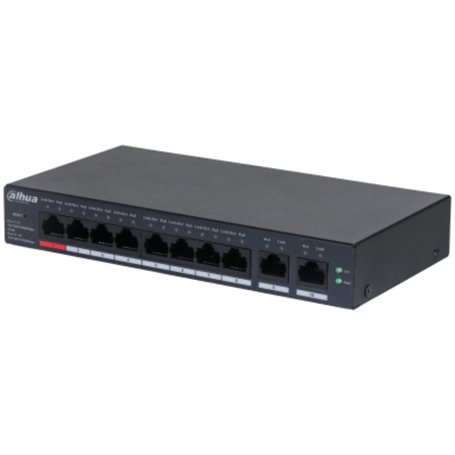 Dahua Technology DH-CS4010-8GT-110 commutateur réseau Géré L2 Gigabit Ethernet (10/100/1000) Connexion Ethernet