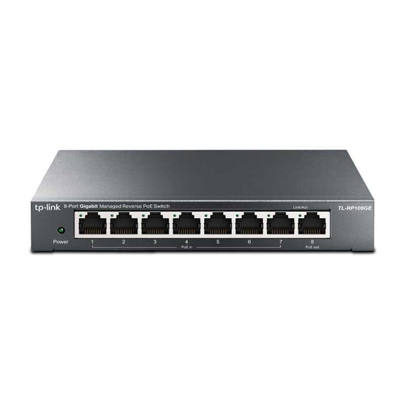 Tp-Link Switch PoE inversé administrable Gigabit à 8 ports