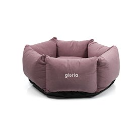 Lit pour chien Gloria Hondarribia Rose 60 x 60 cm Hexagonal