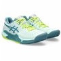 Chaussures de Tennis pour Femmes Asics Gel-Resolution 9 Clay Aigue marine