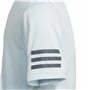 T shirt à manches courtes Enfant Adidas Club Tennis 3 bandas Blanc