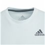 T shirt à manches courtes Enfant Adidas Club Tennis 3 bandas Blanc