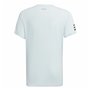 T shirt à manches courtes Enfant Adidas Club Tennis 3 bandas Blanc