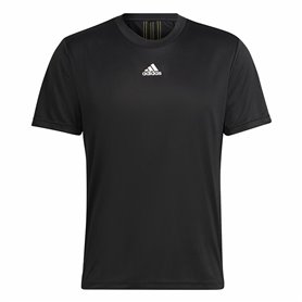 T-shirt à manches courtes homme Adidas Aeroready HIIT Back Noir